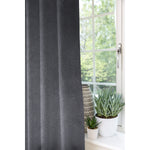 Laden Sie das Bild in den Galerie-Viewer, McAlister Textiles Matt Charcoal Grey Velvet Curtains Tailored Curtains