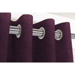 Laden Sie das Bild in den Galerie-Viewer, McAlister Textiles Matt Aubergine Purple Velvet Curtains Tailored Curtains