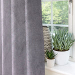 Laden Sie das Bild in den Galerie-Viewer, McAlister Textiles Matt Soft Silver Velvet Curtains Tailored Curtains