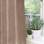 Laden Sie das Bild in den Galerie-Viewer, McAlister Textiles Matt Mocha Brown Velvet Curtains Tailored Curtains