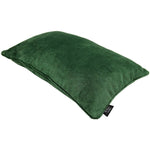 Laden Sie das Bild in den Galerie-Viewer, McAlister Textiles Matt Moss Green Piped Velvet Cushion Cushions and Covers