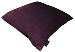 Laden Sie das Bild in den Galerie-Viewer, McAlister Textiles Matt Aubergine Purple Velvet Modern Look Plain Cushion Cushions and Covers