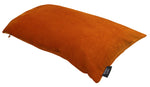 Laden Sie das Bild in den Galerie-Viewer, McAlister Textiles Matt Burnt Orange Velvet Modern Look Plain Cushion Cushions and Covers