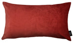 Laden Sie das Bild in den Galerie-Viewer, McAlister Textiles Matt Rust Red Velvet Modern Look Plain Cushion Cushions and Covers