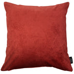 Laden Sie das Bild in den Galerie-Viewer, McAlister Textiles Matt Rust Red Velvet Modern Look Plain Cushion Cushions and Covers