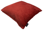 Laden Sie das Bild in den Galerie-Viewer, McAlister Textiles Matt Rust Red Velvet Modern Look Plain Cushion Cushions and Covers