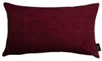 Laden Sie das Bild in den Galerie-Viewer, McAlister Textiles Matt Wine Red Velvet Modern Look Plain Cushion Cushions and Covers