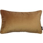 Laden Sie das Bild in den Galerie-Viewer, McAlister Textiles Matt Caramel Gold Piped Velvet Cushion Cushions and Covers