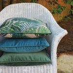 Laden Sie das Bild in den Galerie-Viewer, McAlister Textiles Matt Moss Green Piped Velvet Cushion Cushions and Covers