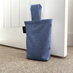 Laden Sie das Bild in den Galerie-Viewer, McAlister Textiles Roma Blue Doorstop Doorstops