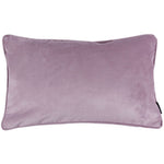 Laden Sie das Bild in den Galerie-Viewer, McAlister Textiles Matt Lilac Purple Piped Velvet Cushion Cushions and Covers