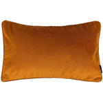 Laden Sie das Bild in den Galerie-Viewer, McAlister Textiles Matt Burnt Orange Piped Velvet Cushion Cushions and Covers