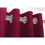 Laden Sie das Bild in den Galerie-Viewer, McAlister Textiles Matt Wine Red Velvet Curtains Tailored Curtains