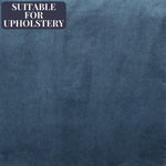 Laden Sie das Bild in den Galerie-Viewer, McAlister Textiles Matt Petrol Blue Velvet Fabric Fabrics