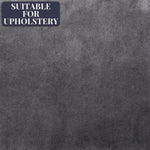 Laden Sie das Bild in den Galerie-Viewer, McAlister Textiles Matt Charcoal Grey Velvet Fabric Fabrics