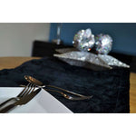 Laden Sie das Bild in den Galerie-Viewer, McAlister Textiles Crushed Velvet Black Fabric Fabrics