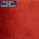 Laden Sie das Bild in den Galerie-Viewer, McAlister Textiles Matt Rust Red Orange Velvet Fabric Fabrics