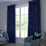 Laden Sie das Bild in den Galerie-Viewer, McAlister Textiles Matt Navy Blue Velvet Curtains mws_apo_generated