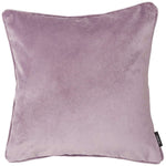 Laden Sie das Bild in den Galerie-Viewer, McAlister Textiles Matt Lilac Purple Piped Velvet Cushion Cushions and Covers