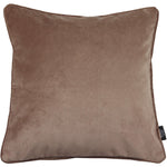 Laden Sie das Bild in den Galerie-Viewer, McAlister Textiles Matt Mocha Brown Piped Velvet Cushion Cushions and Covers