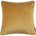 Laden Sie das Bild in den Galerie-Viewer, McAlister Textiles Matt Ochre Yellow Piped Velvet Cushion Cushions and Covers
