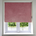 Laden Sie das Bild in den Galerie-Viewer, McAlister Textiles Matt Blush Pink Velvet Roman Blind Roman Blinds