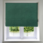 Laden Sie das Bild in den Galerie-Viewer, McAlister Textiles Matt Emerald Green Velvet Roman Blind Roman Blinds
