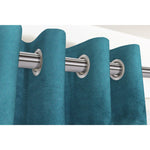 Laden Sie das Bild in den Galerie-Viewer, McAlister Textiles Matt Blue Teal Velvet Curtains Tailored Curtains 
