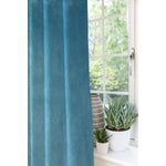 Laden Sie das Bild in den Galerie-Viewer, McAlister Textiles Matt Duck Egg Blue Velvet Curtains Tailored Curtains 
