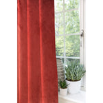 Laden Sie das Bild in den Galerie-Viewer, McAlister Textiles Matt Rust Red Orange Velvet Curtains Tailored Curtains 
