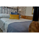 Laden Sie das Bild in den Galerie-Viewer, McAlister Textiles Matt Petrol Blue Piped Velvet Cushion Cushions and Covers 
