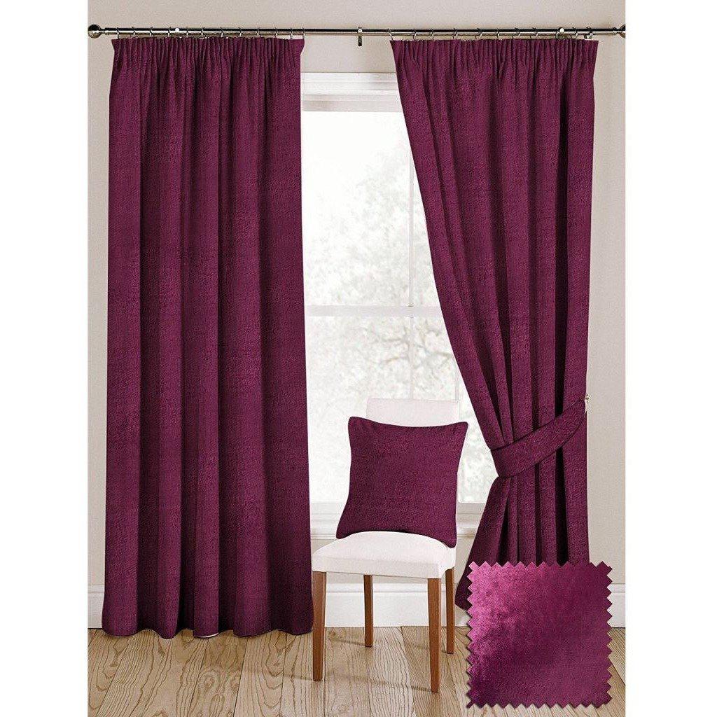 McAlister Textiles Fuchsia Pink Crushed Velvet Curtains mw_product_option_cloned 