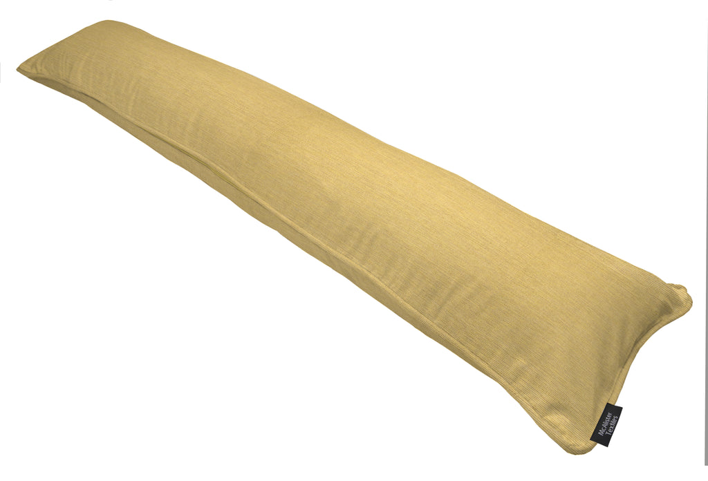 McAlister Textiles Albany Ochre Yellow Draught Excluders Draught Excluders 