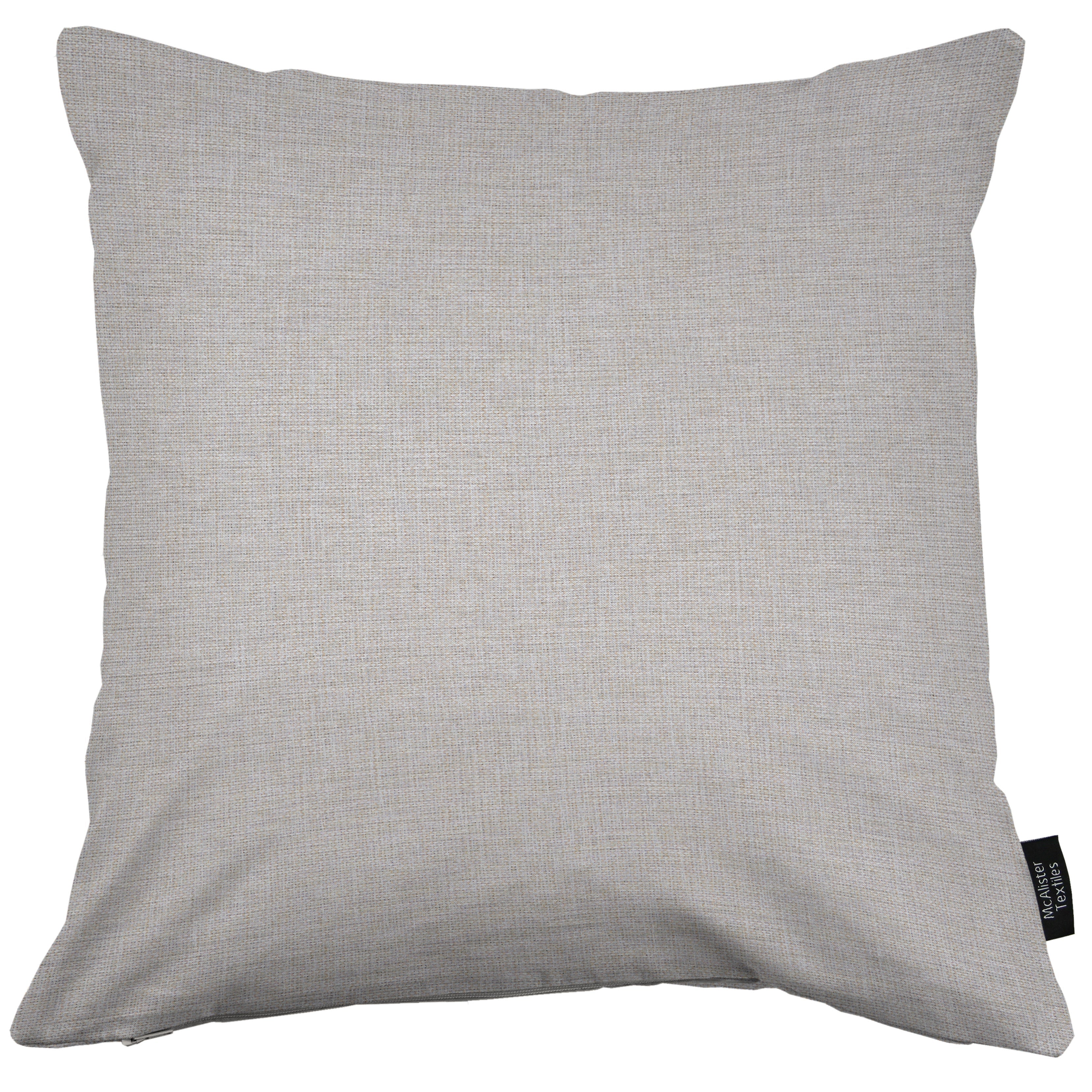 McAlister Textiles Albany Soft Grey Woven Cushion Cushions and Covers 