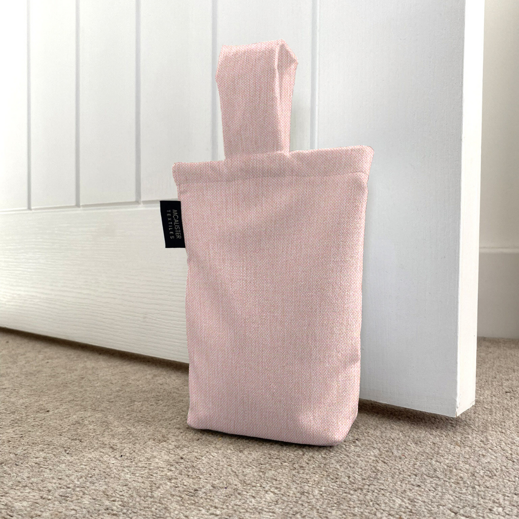 McAlister Textiles Albany Blush Pink Doorstop Doorstops 