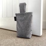 Laden Sie das Bild in den Galerie-Viewer, McAlister Textiles Albany Charcoal Doorstop Doorstops 
