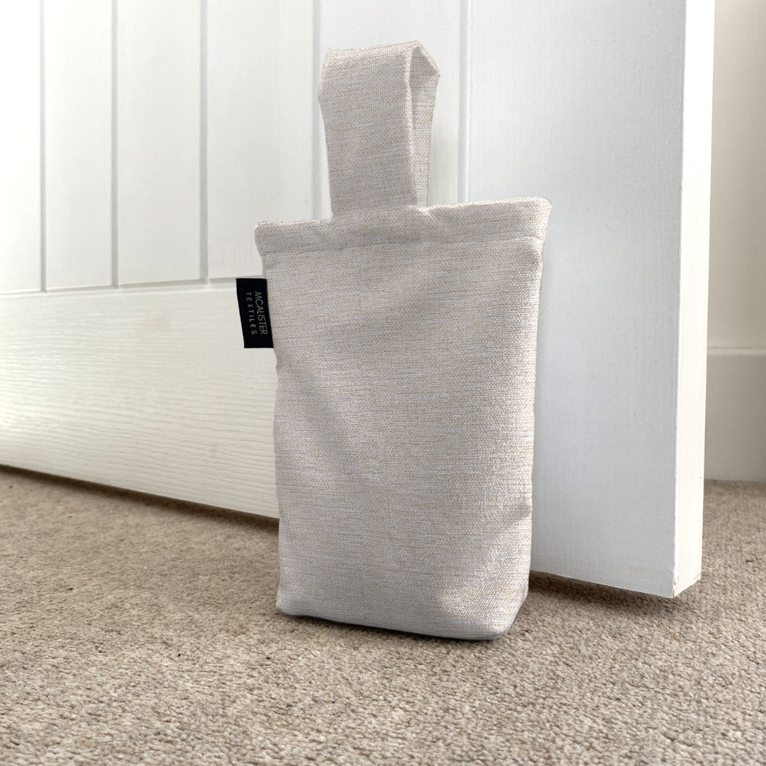 McAlister Textiles Albany Natural Doorstop Doorstops 