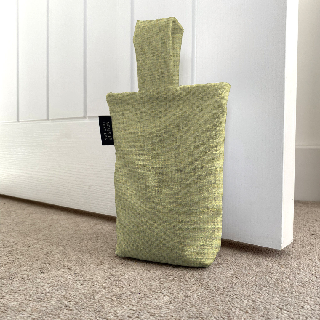 McAlister Textiles Albany Sage Green Doorstop Doorstops 