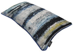 Laden Sie das Bild in den Galerie-Viewer, McAlister Textiles Aura Navy Blue Printed Velvet Pillow Pillow 
