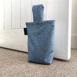 Laden Sie das Bild in den Galerie-Viewer, McAlister Textiles Capri Mid Blue Doorstop Doorstops 
