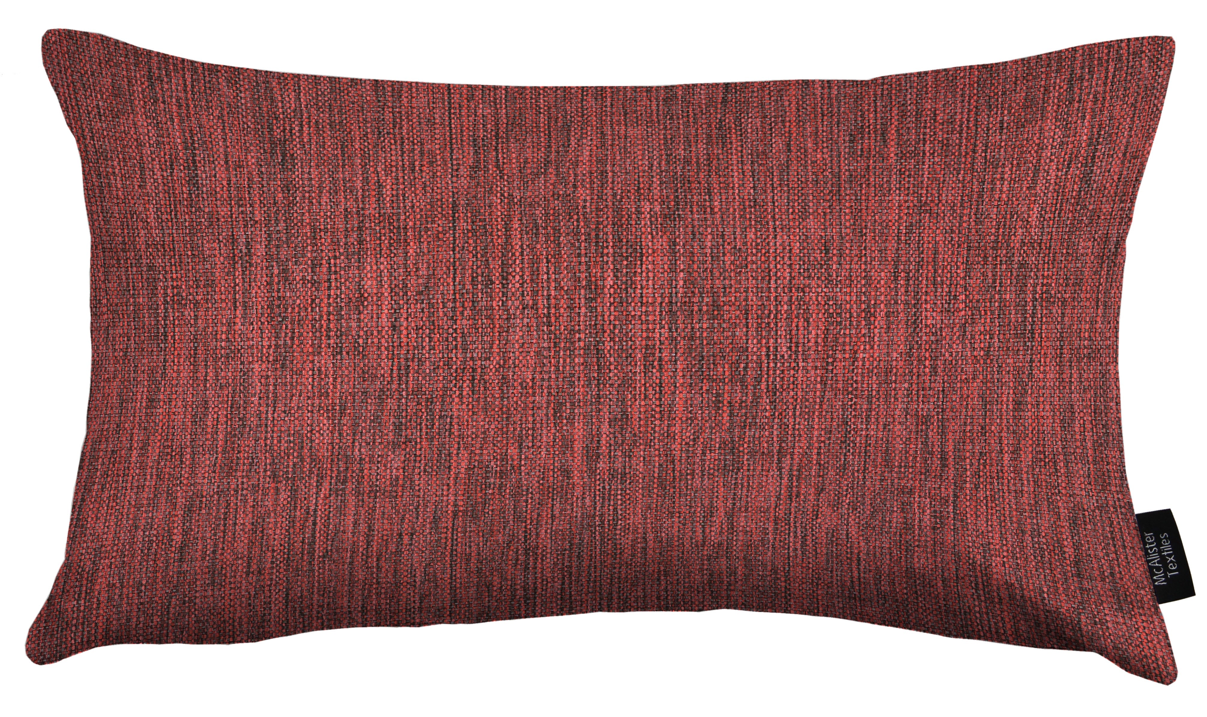 McAlister Textiles Capri Red Plain Cushion Cushions and Covers 