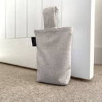 Laden Sie das Bild in den Galerie-Viewer, McAlister Textiles Capri Soft Grey Doorstop Doorstops 
