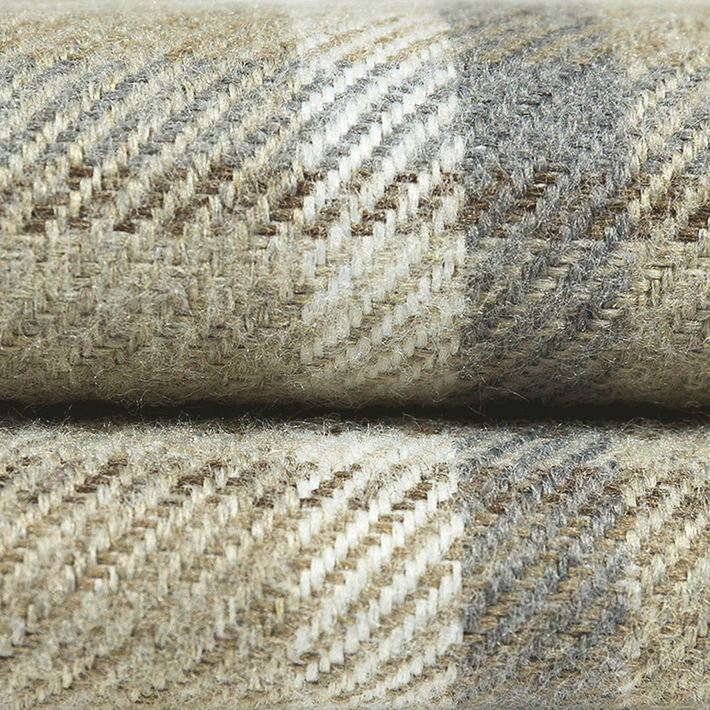 McAlister Textiles Heritage Beige Cream Tartan Throws & Runners Throws and Runners 