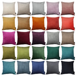 Laden Sie das Bild in den Galerie-Viewer, McAlister Textiles Matt Aubergine Purple Velvet Modern Look Plain Cushion Cushions and Covers 
