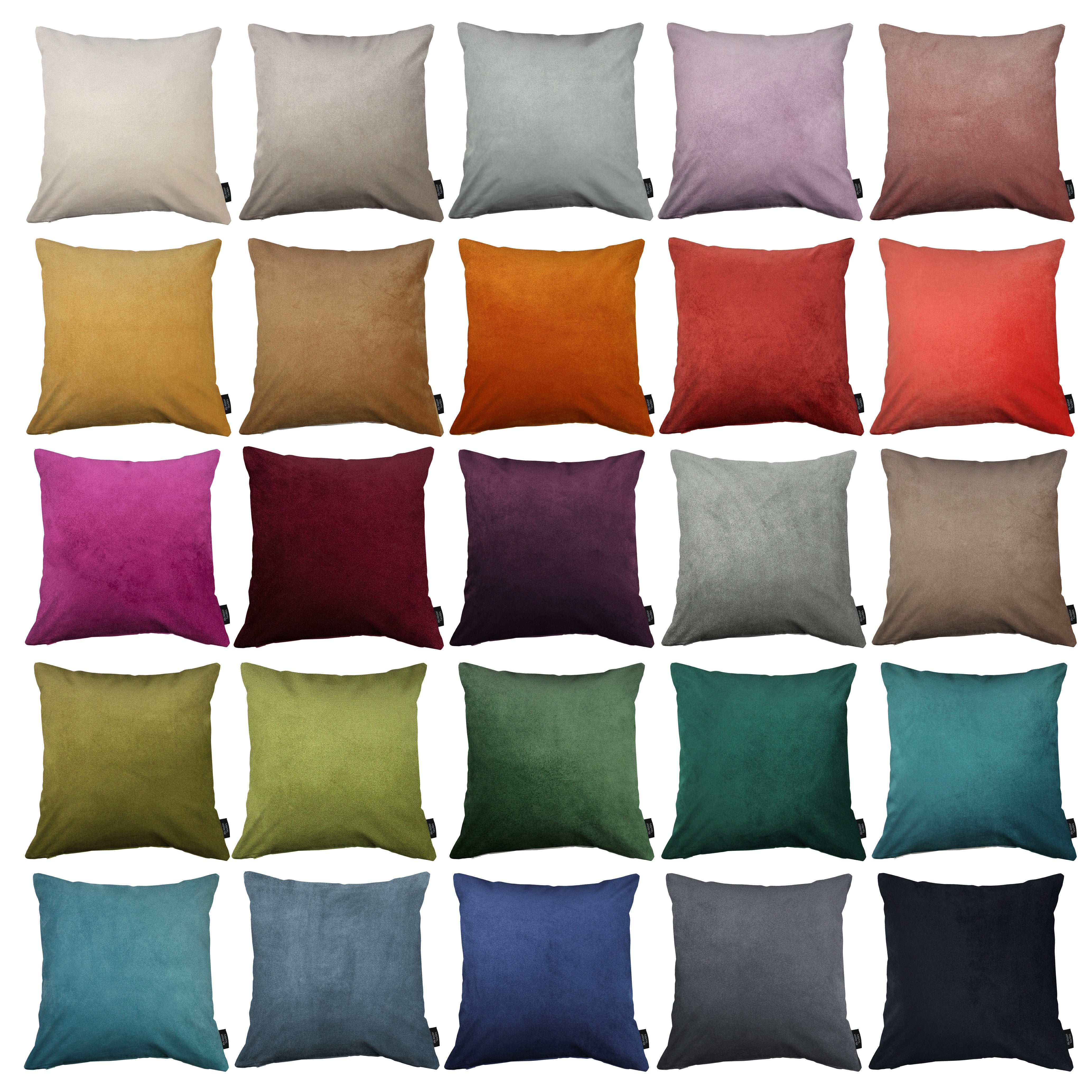 McAlister Textiles Matt Fuchsia Velvet Modern Look Plain Cushion Cushions and Covers 