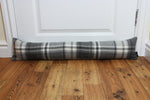 Laden Sie das Bild in den Galerie-Viewer, McAlister Textiles Heritage Charcoal Grey Tartan Draught Excluder Draught Excluders 
