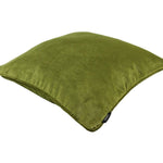 Laden Sie das Bild in den Galerie-Viewer, McAlister Textiles Matt Lime Green Piped Velvet Cushion Cushions and Covers 
