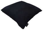 Laden Sie das Bild in den Galerie-Viewer, McAlister Textiles Matt Black Velvet Modern Look Plain Cushion Cushions and Covers 

