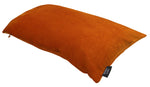 Laden Sie das Bild in den Galerie-Viewer, McAlister Textiles Matt Burnt Orange Velvet Modern Look Plain Cushion Cushions and Covers 
