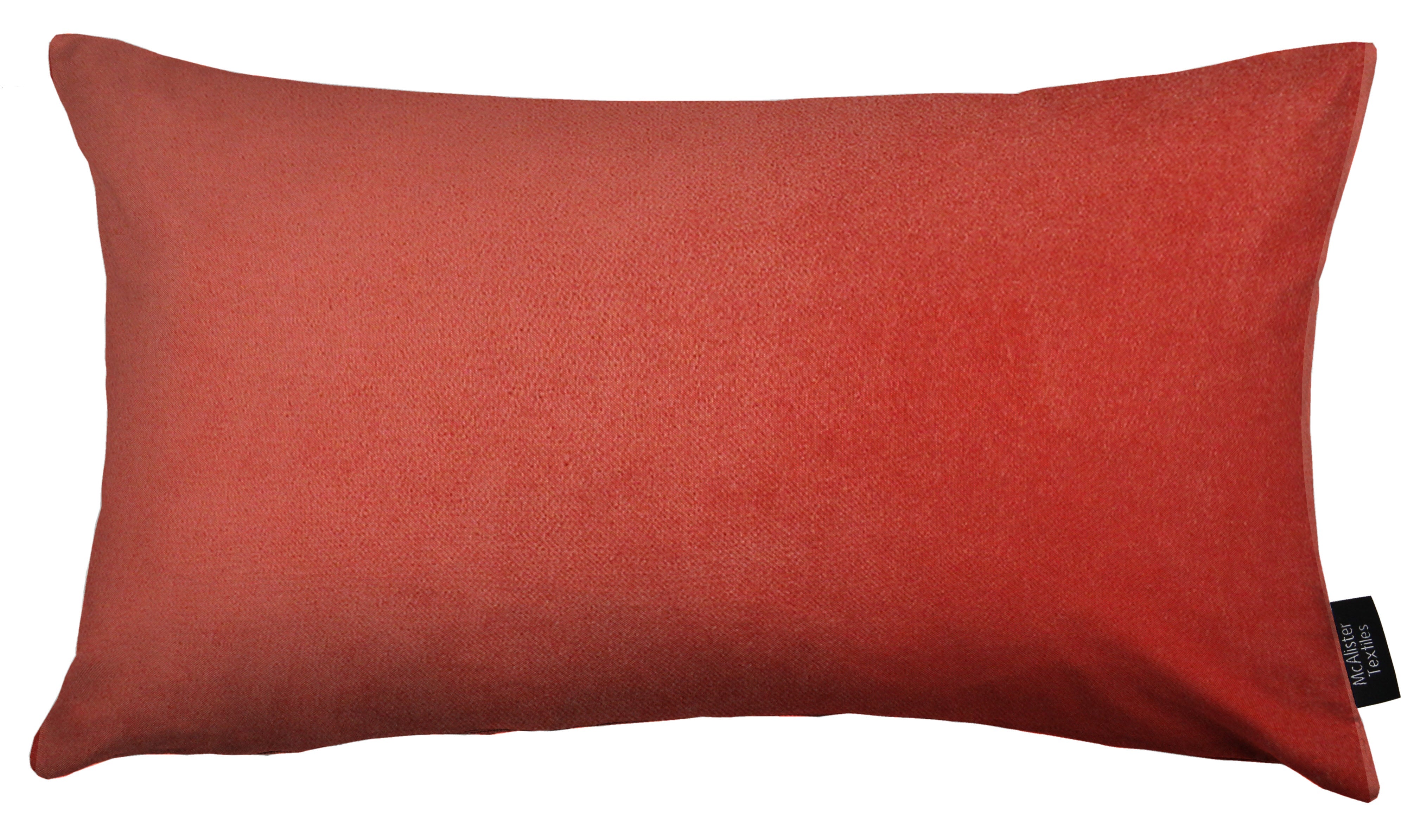 McAlister Textiles Matt Coral Pink Velvet Modern Look Plain Cushion Cushions and Covers 